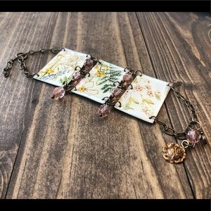 Handmade Recycled Tin Bracelet